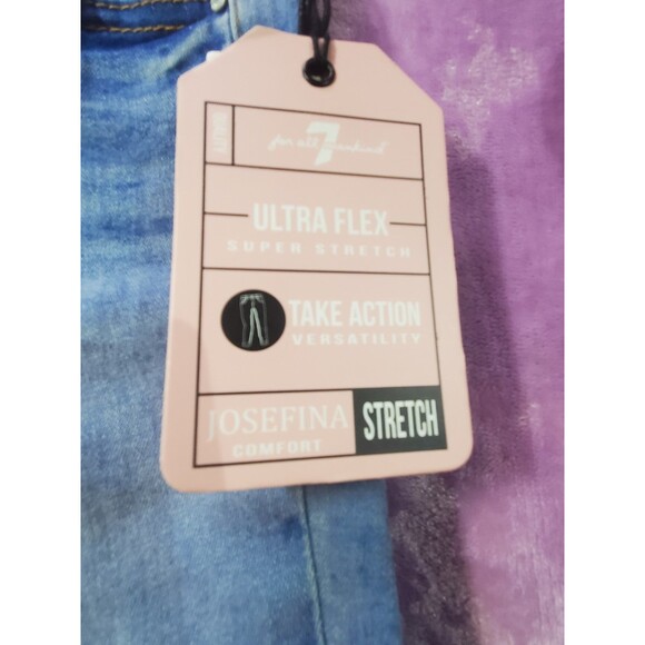 7 For All Mankind Josefina 5T Skinny Boyfriend Jeans NWT - Picture 4 of 9